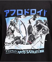 DGK x Afro Samurai Droid Black Long Sleeve T-Shirt | MainPlace Mall