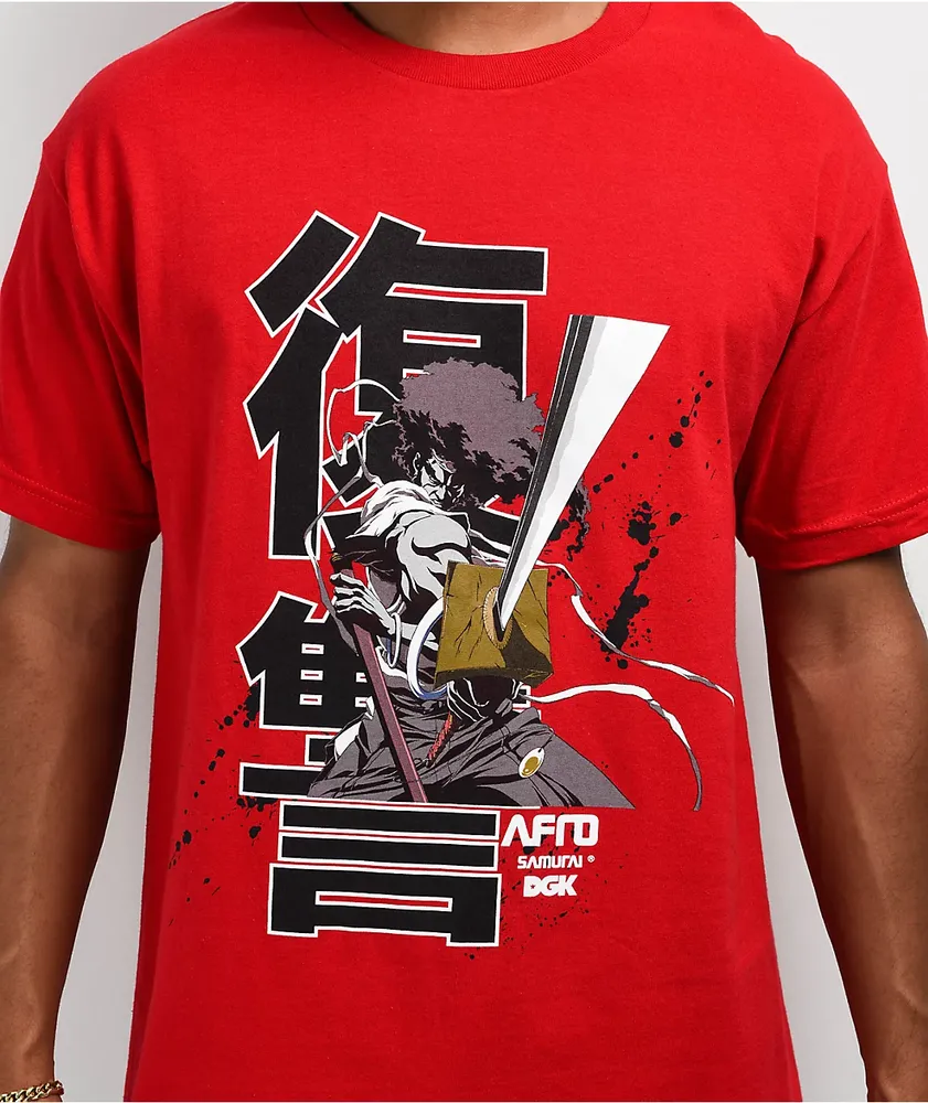 DGK x Afro Samurai Red T-Shirt at Hamilton Place in Chattanooga, TN