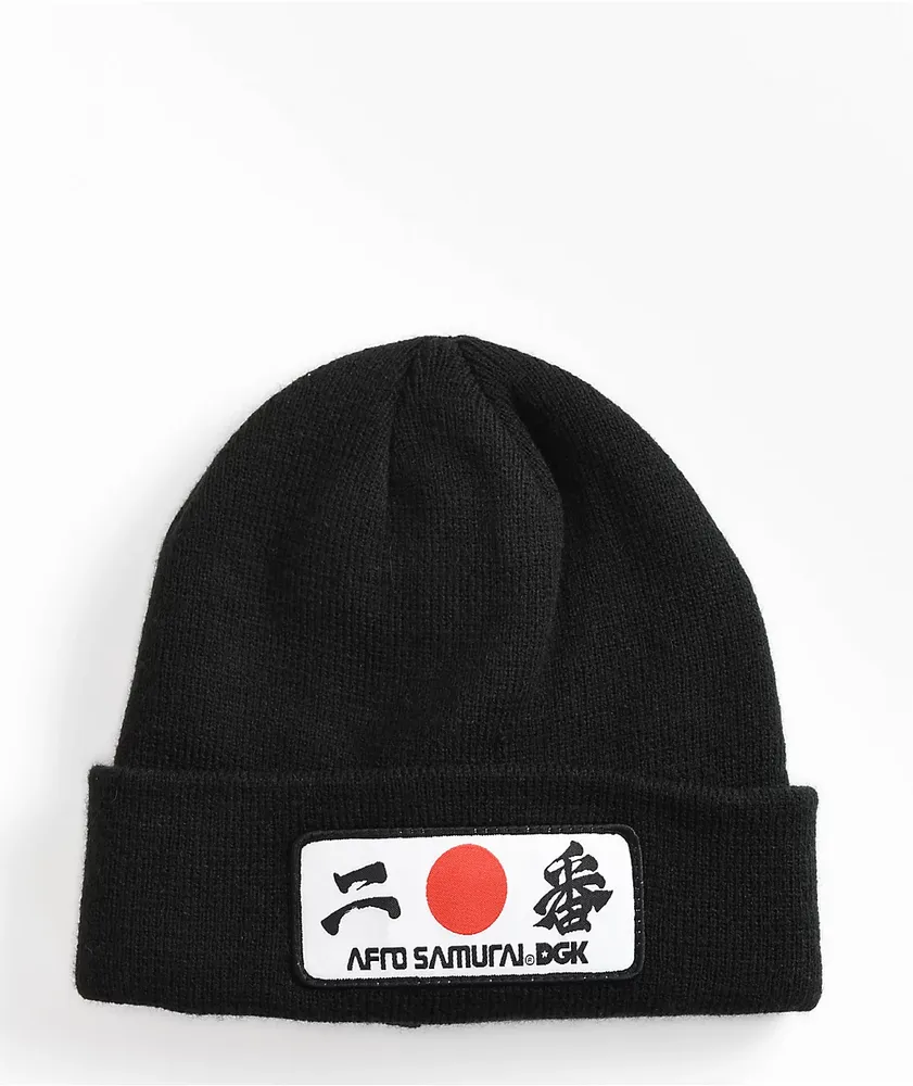 DGK x Afro Samurai Black Beanie MainPlace Mall