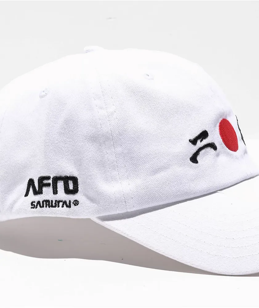 DGK x Afro Samurai Niban White Strapback Hat at Hamilton Place in