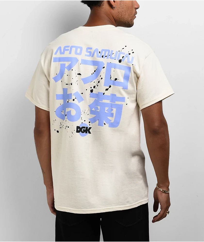 DGK x Afro Samurai Okiku Natural T-Shirt | Liberty Center