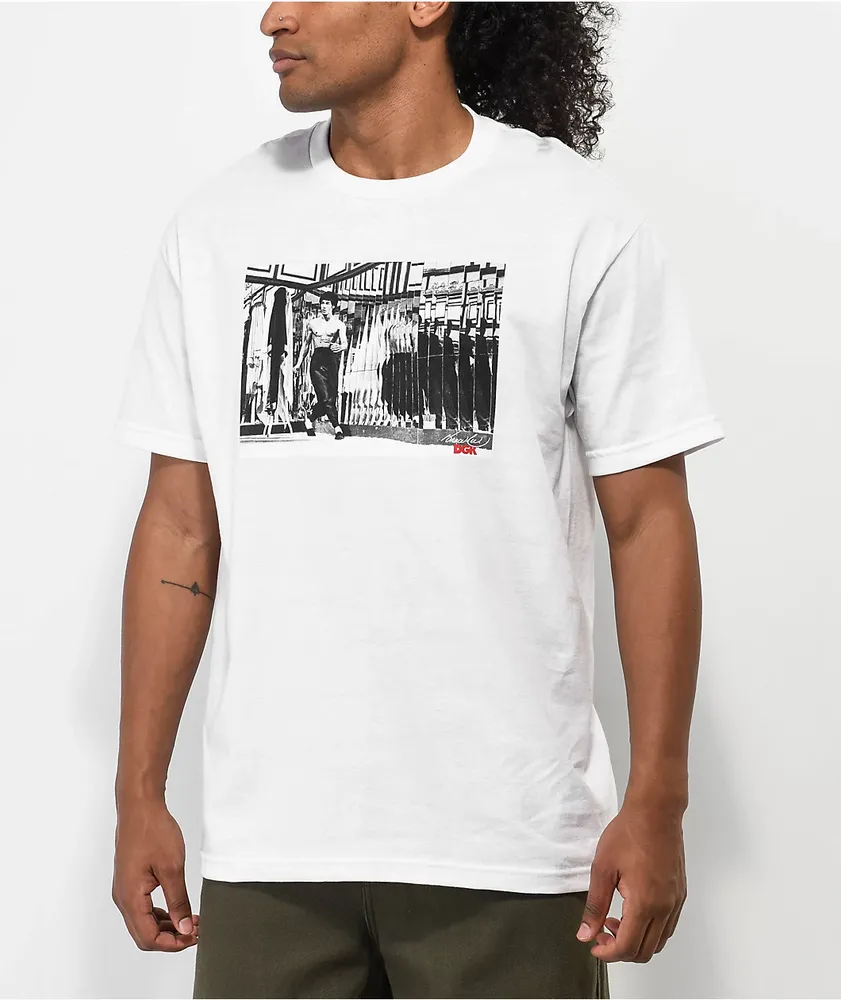 DGK x Bruce Lee Reflect White T Shirt Hamilton Place