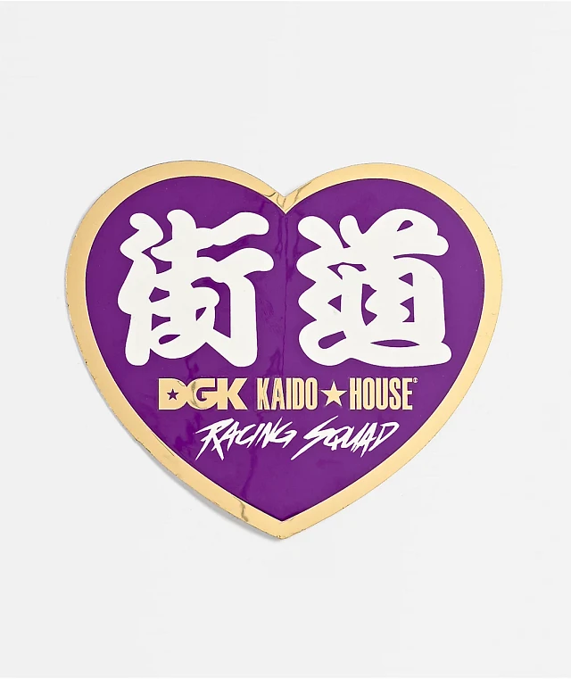 DGK x Kaido House Gold Heart Sticker | MainPlace Mall
