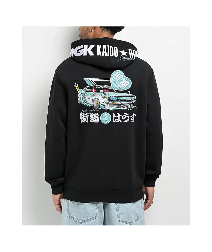 DGK x Kaido House Zokusha Black Hoodie at Hamilton Place in