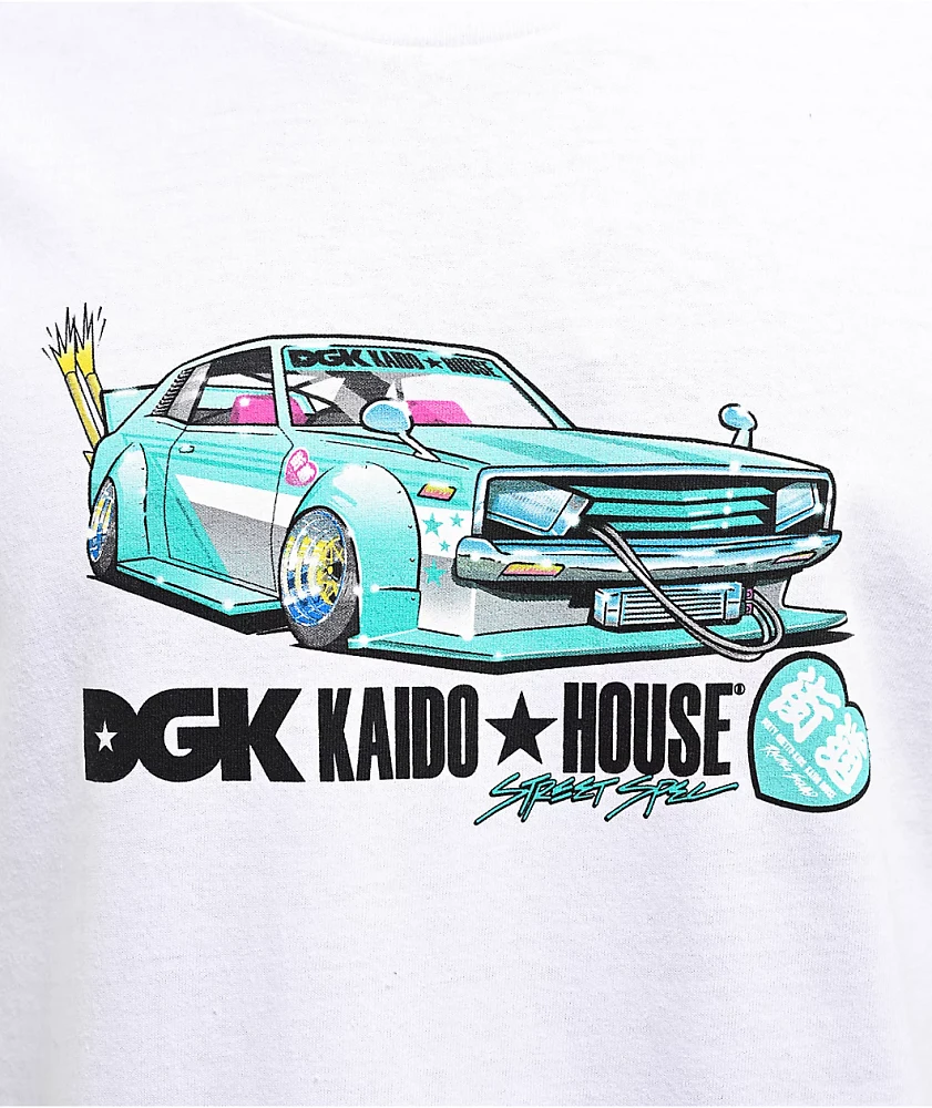DGK x Kaido House Zokusha White T-Shirt | MainPlace Mall