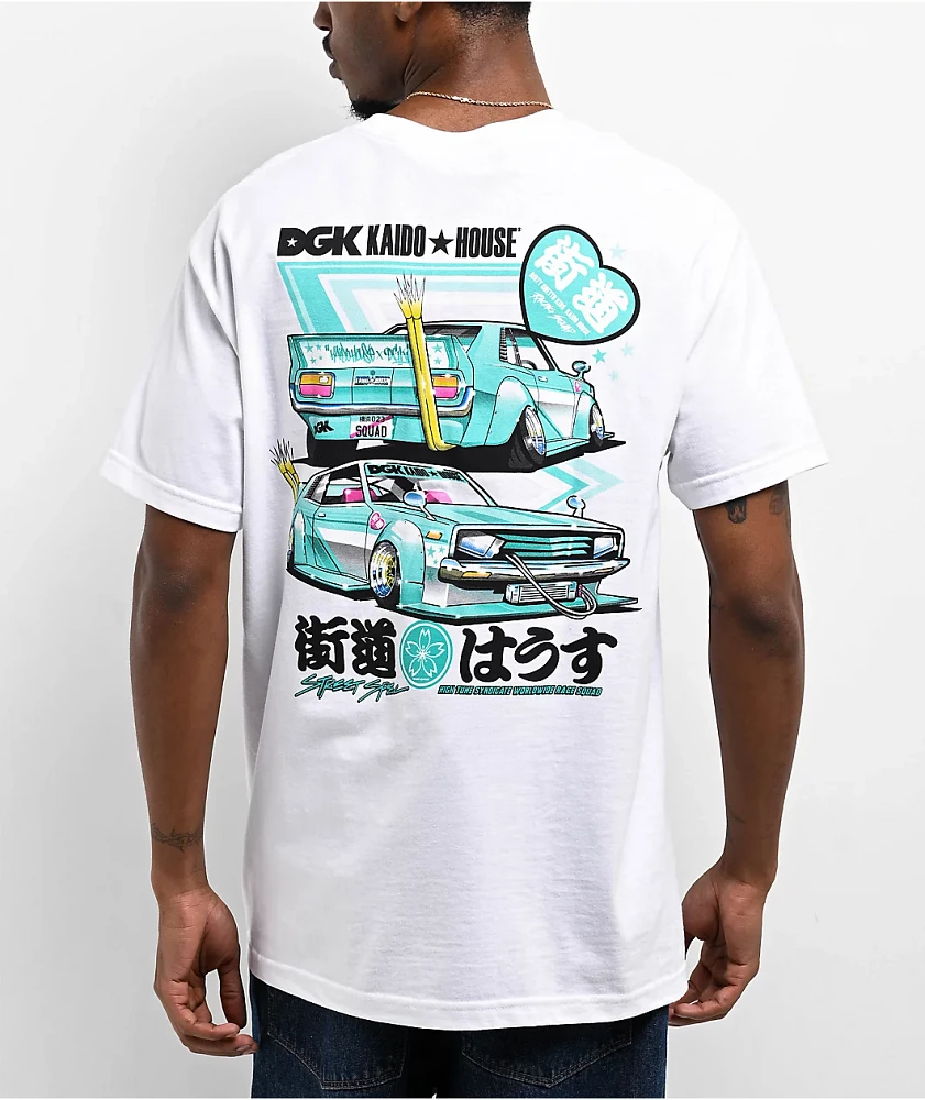 DGK x Kaido House Zokusha White T-Shirt | MainPlace Mall