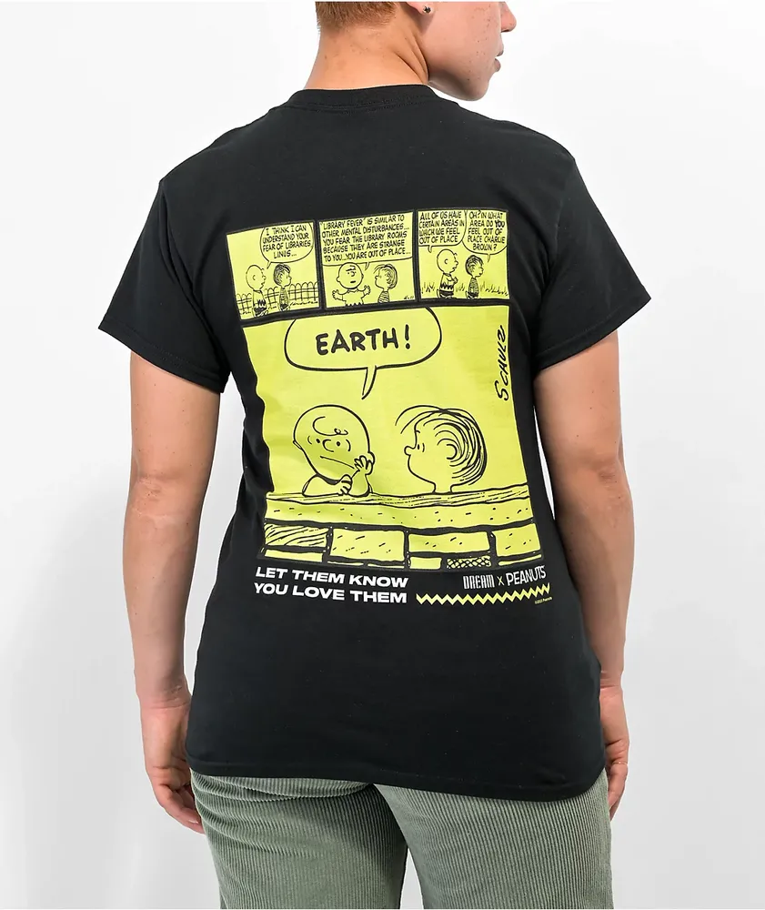 DREAM x Peanuts Black T Shirt