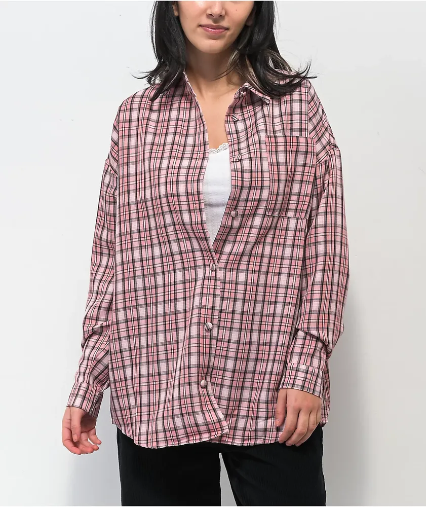 Vans daisy new arrivals crop flannel