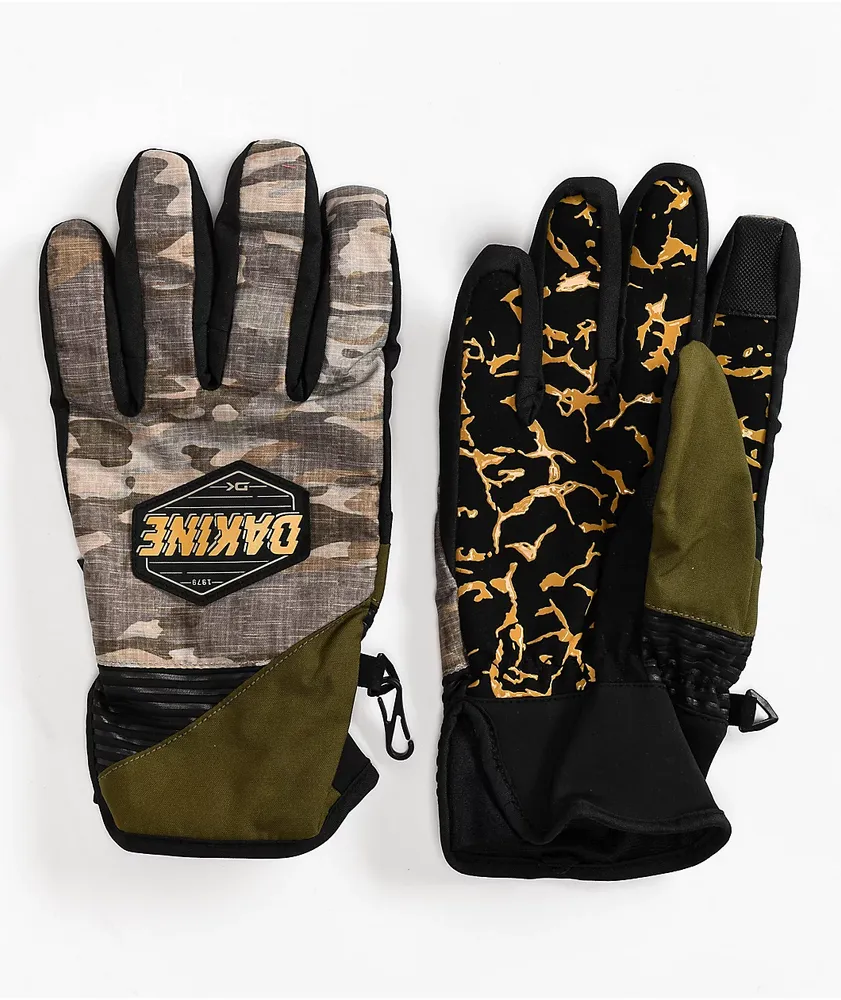 Camo snowboard shop gloves