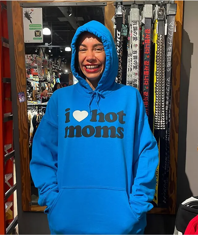 Danny Duncan I Heart Hot Moms Blue Hoodie Montebello Town Center