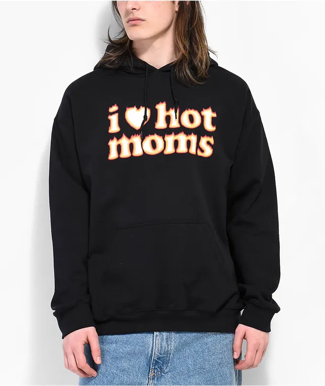 Danny Duncan I Heart Hot Moms Flame Black Hoodie CoolSprings