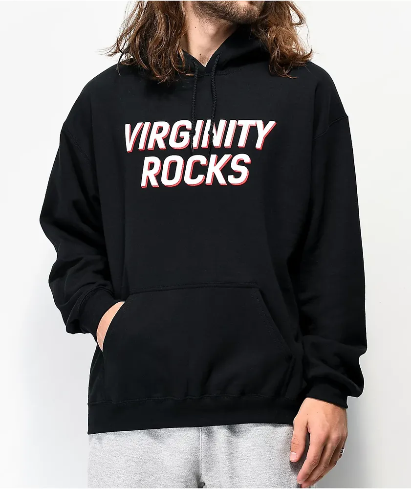 White virginity rocks hoodie clearance