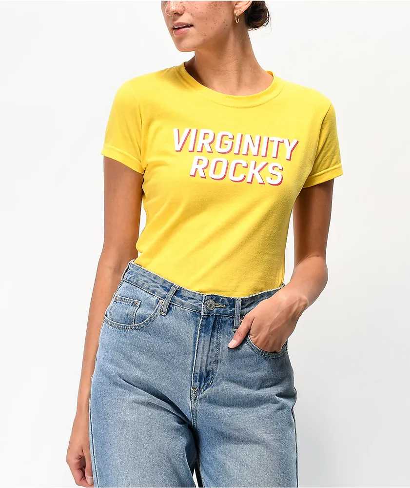 Virginity rocks online t shirt