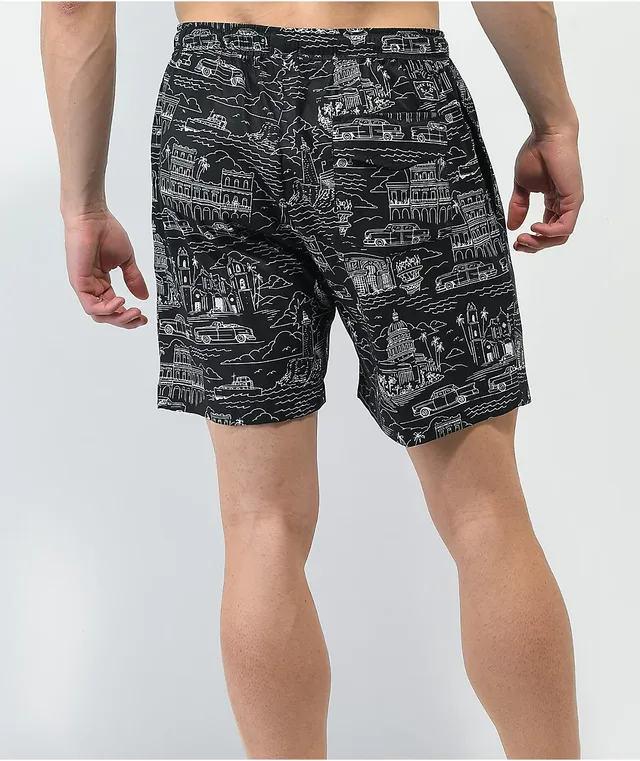 Dark Seas Habana Black Board Shorts Vancouver Mall