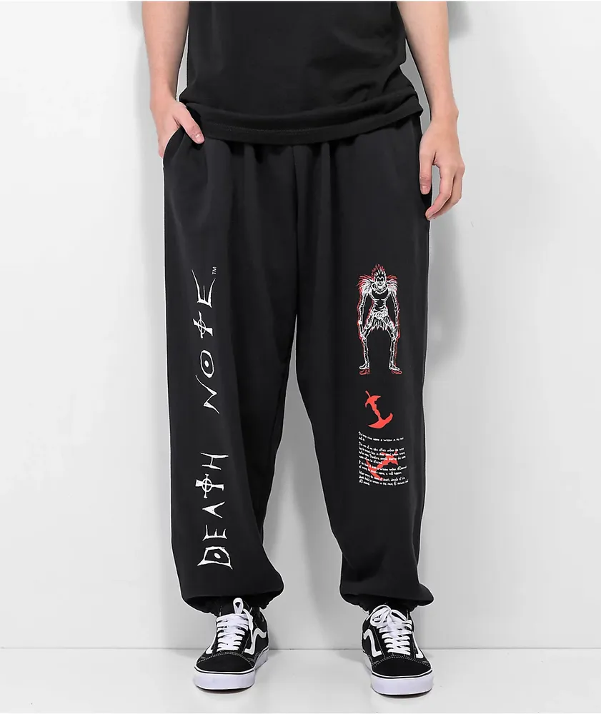 Zumiez Death Note Black Sweatpants Pueblo Mall