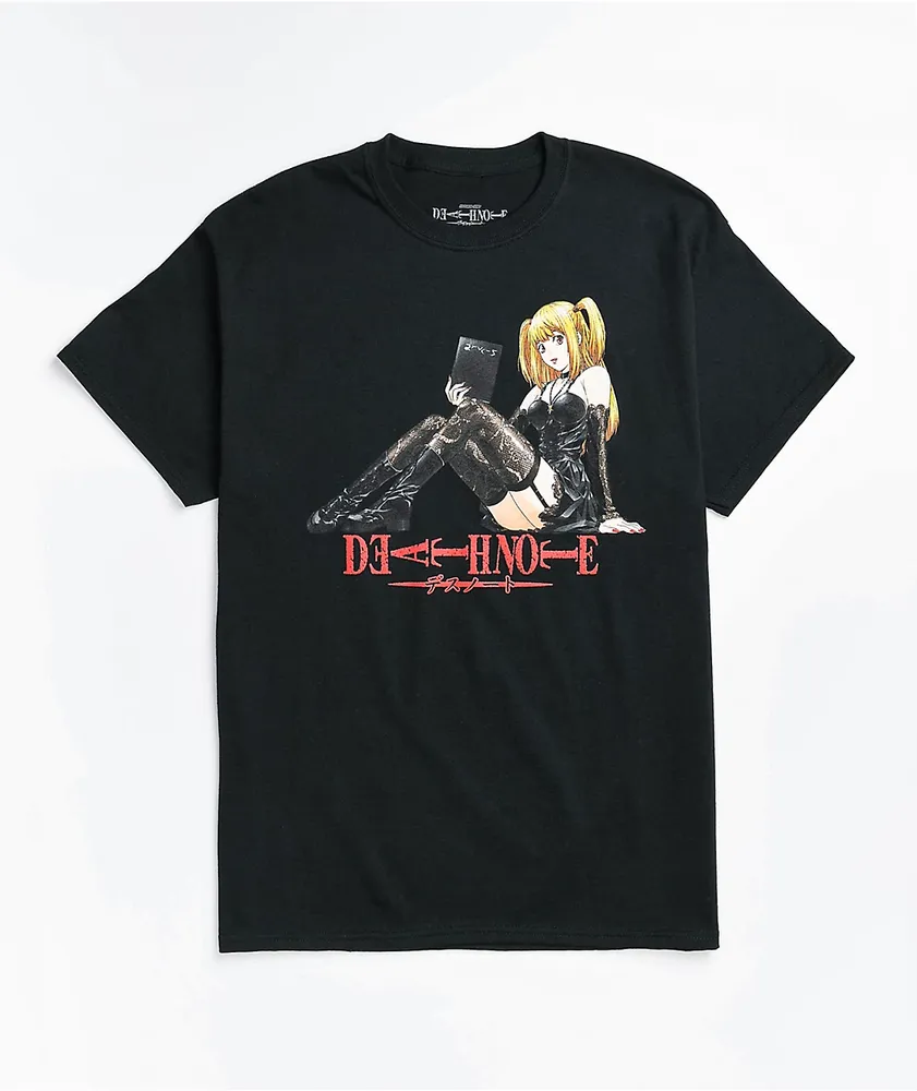 Neon Riot Death Note Misa Book Black T-Shirt at CoolSprings