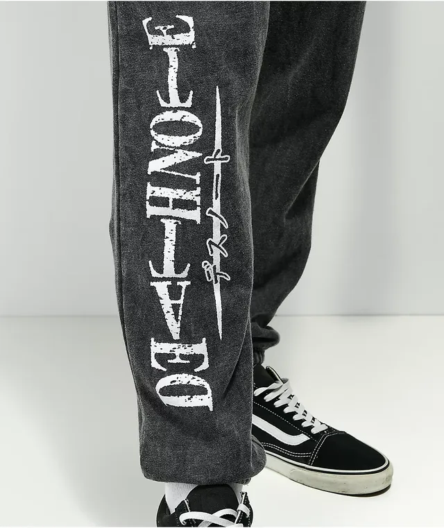Death note sweatpants clearance
