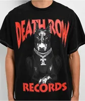 Death Row Chain Dog Black Wash T-Shirt | Liberty Center