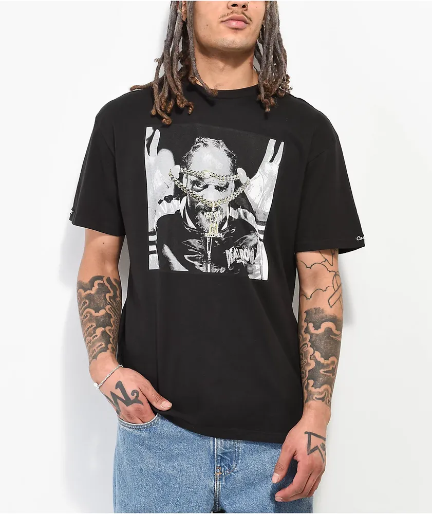 Mercer Death Row Chain Snoop Black T-Shirt | MainPlace Mall