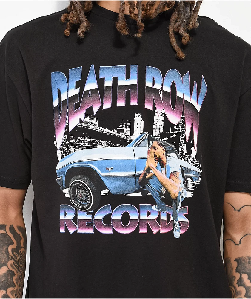 Mercer Death Row Snoop City Black T-Shirt | MainPlace Mall