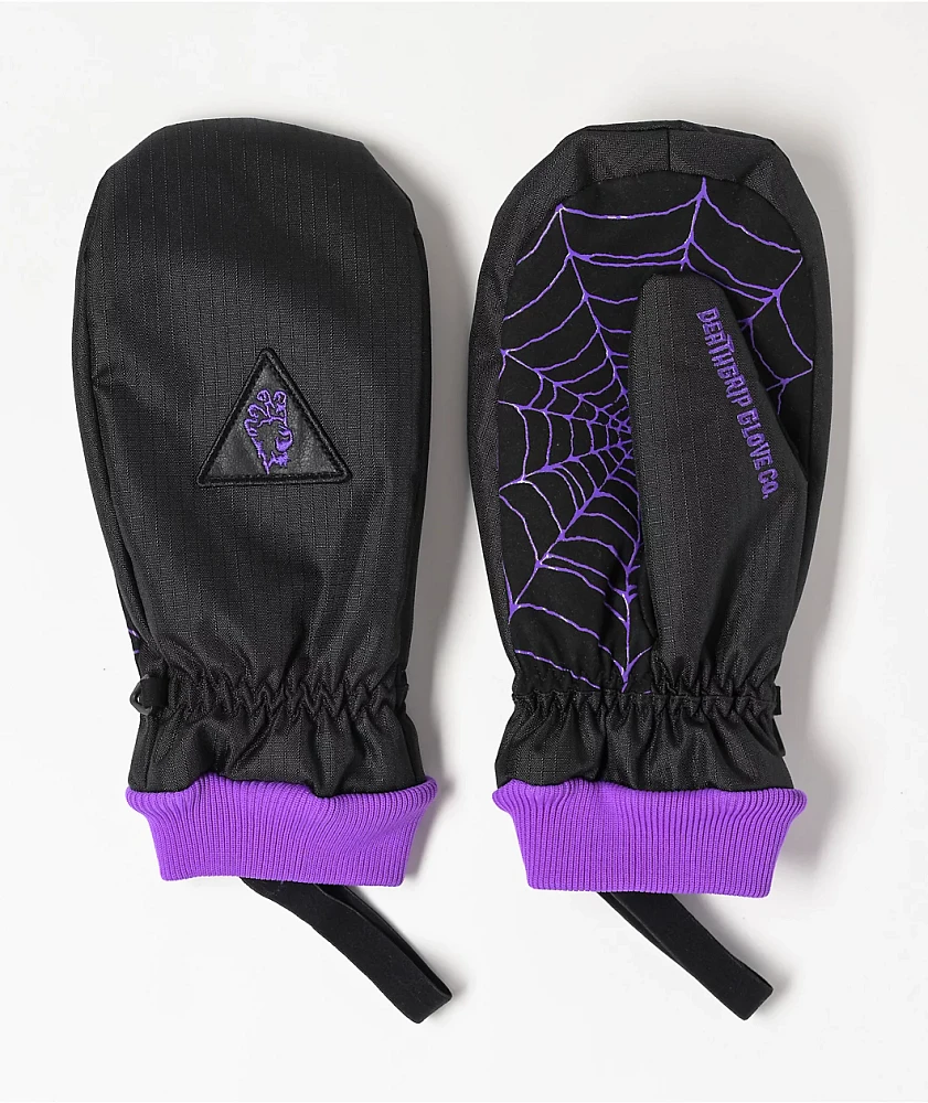 Deathgrip Ghoul Decon Black Snowboard Mittens | MainPlace Mall