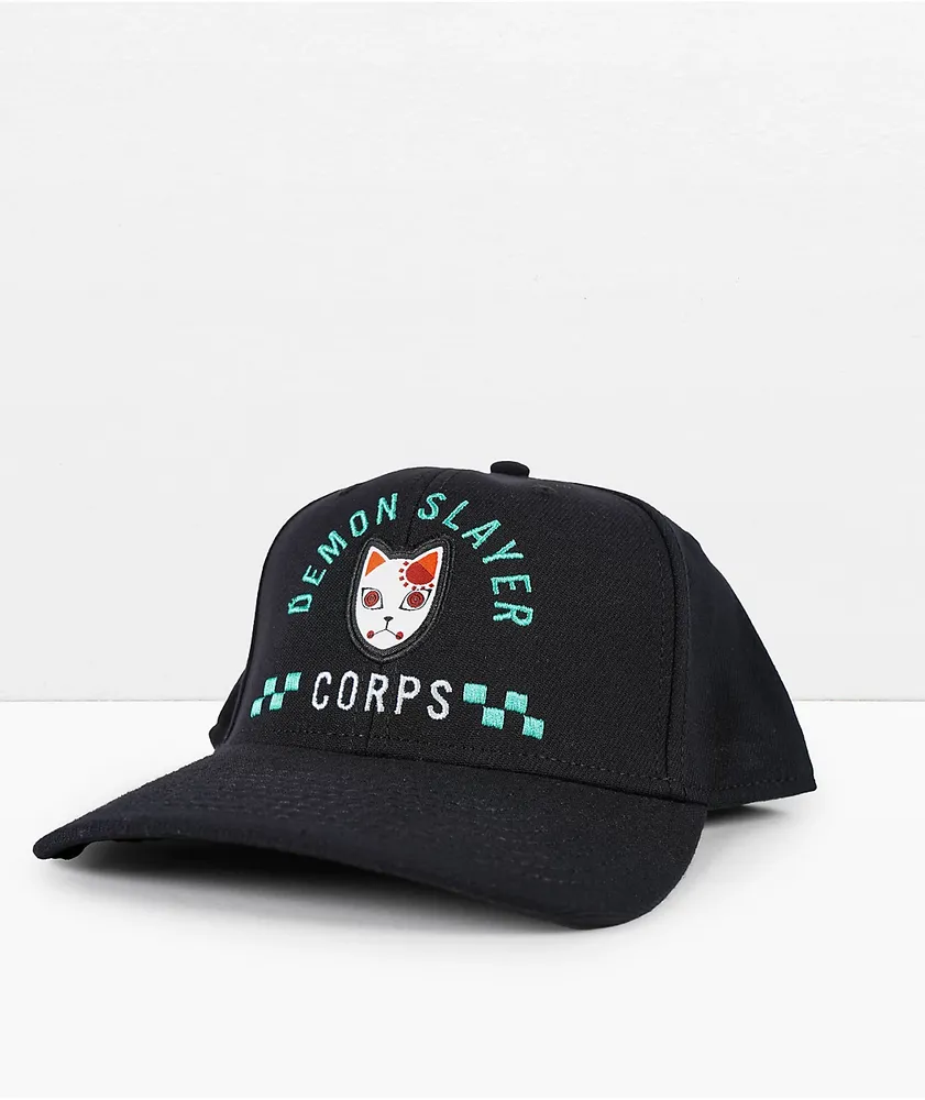 Demon Slayer Flex Black Snapback Hat Willowbrook Shopping Centre
