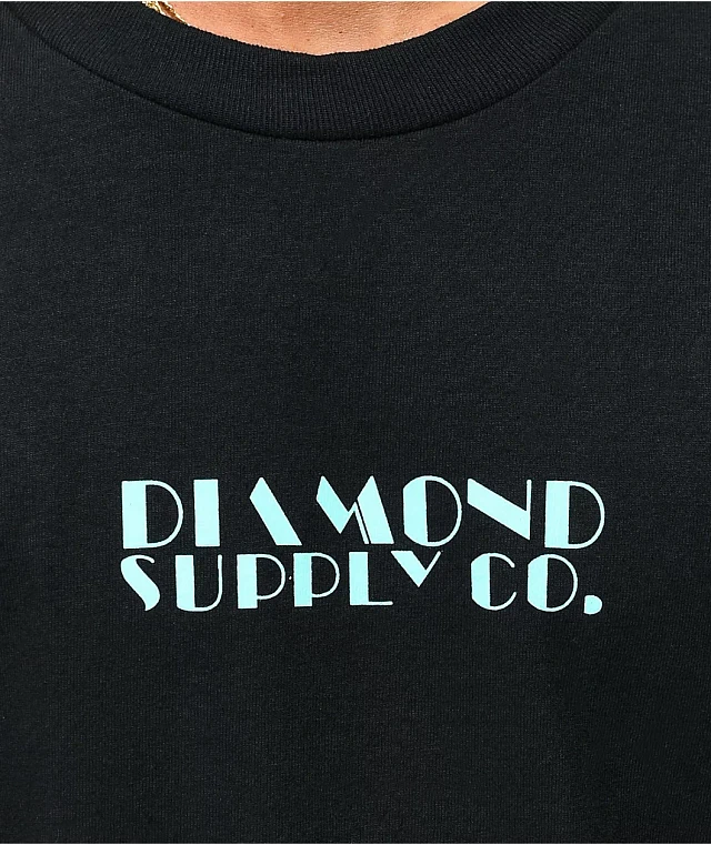 Diamond Supply Co. Glimpse Black T-Shirt | MainPlace Mall