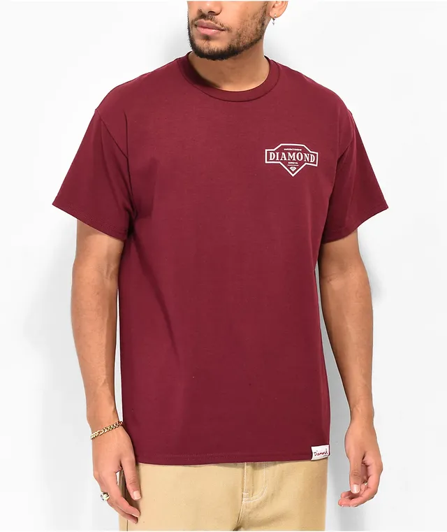 Maroon diamond 2025 supply shirt