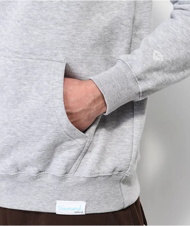 Diamond Supply Co. x Modelo Sugar Skull Grey Hoodie Hamilton Place