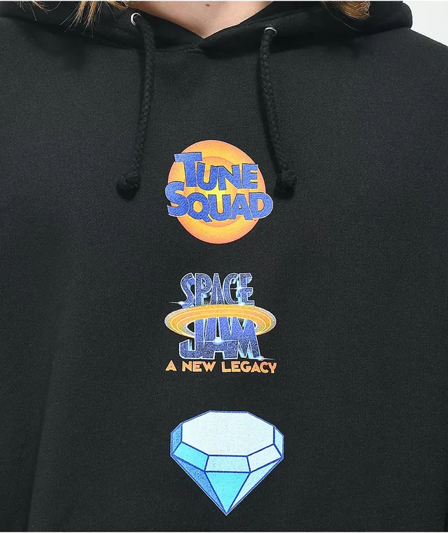 Black space jam on sale hoodie