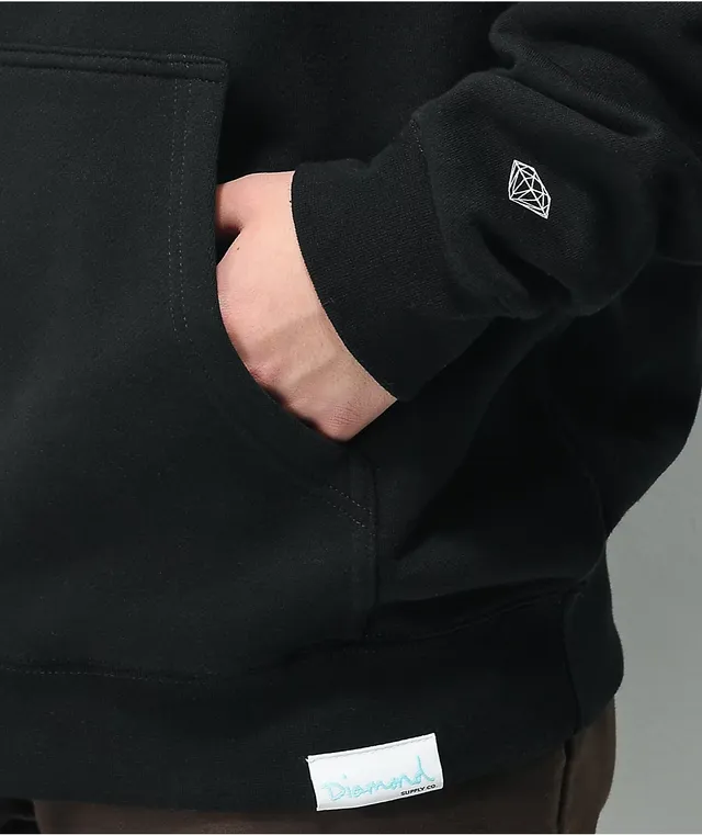 Diamond supply store hoodie black