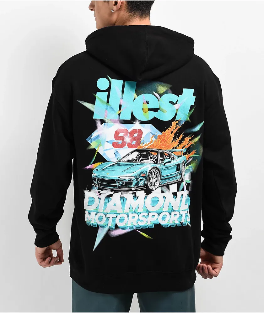 Diamond black hoodie online