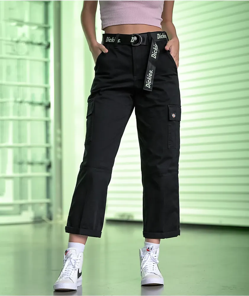 Dickies slash pocket black cargo jogger pants hot sale