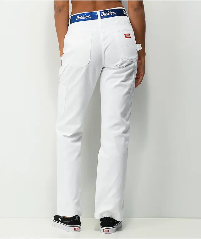White carpenter store pants