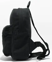 Mini black canvas backpack clearance