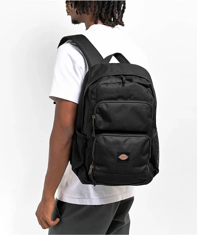 Dickies black canvas backpack clearance