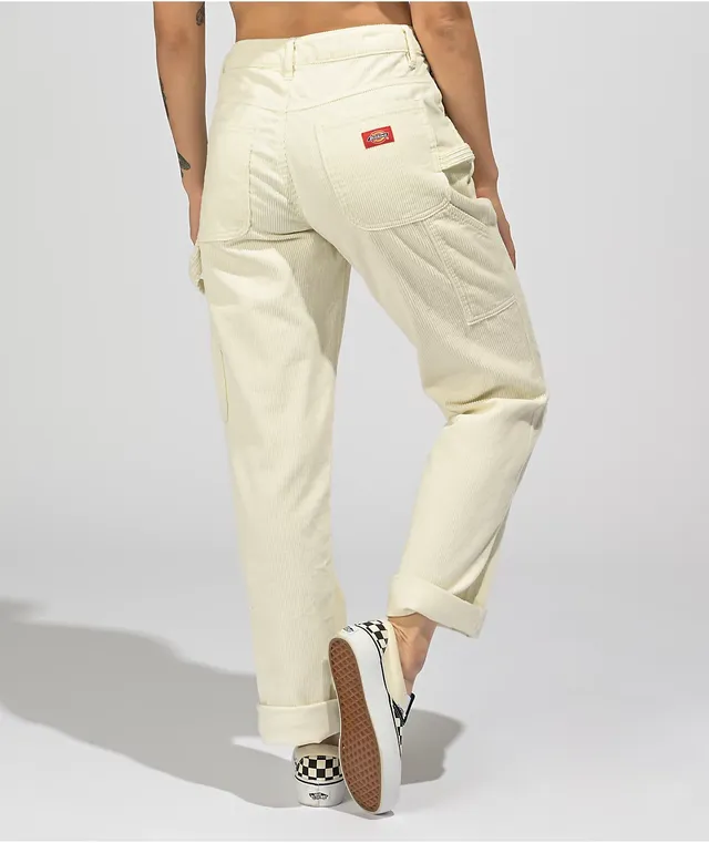 Dickies Cream Corduroy Carpenter Pants at CoolSprings Galleria in