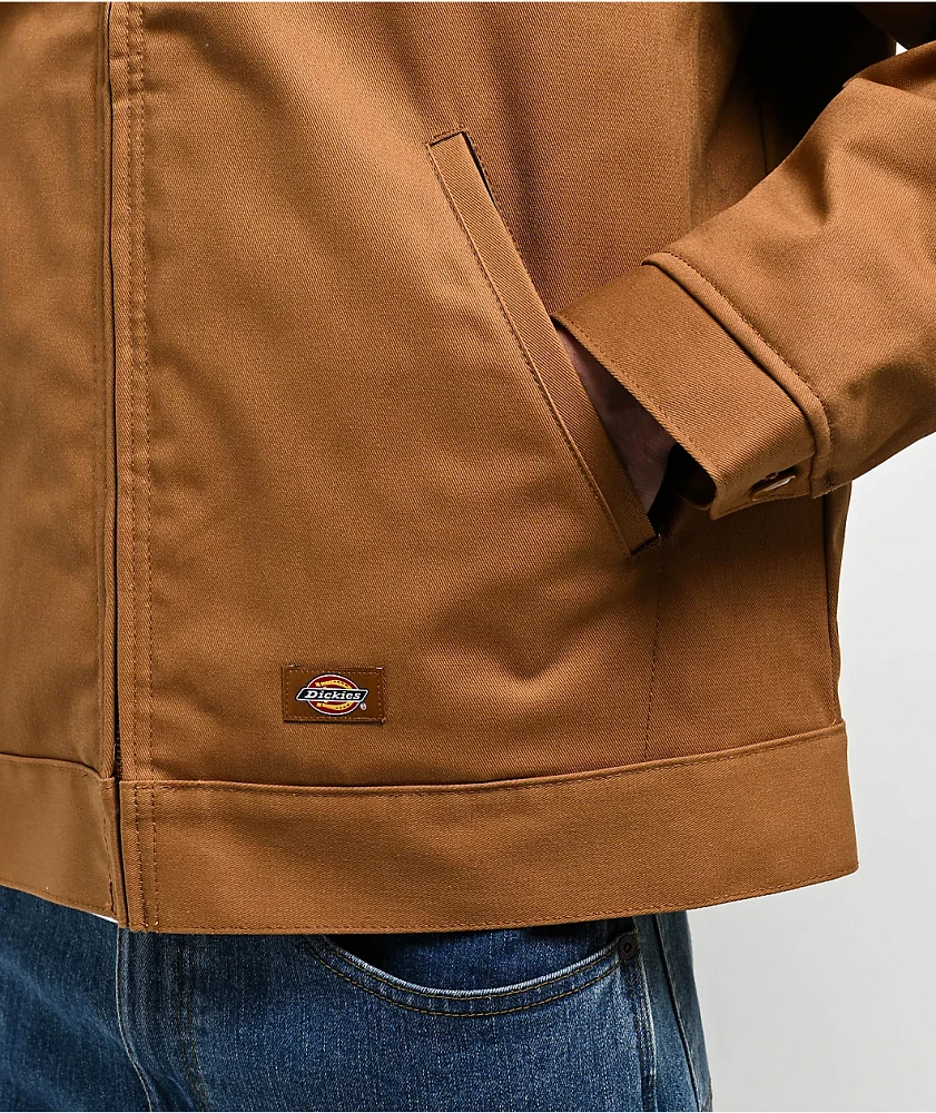 Dickies Eisenhower Brown Work Jacket | MainPlace Mall