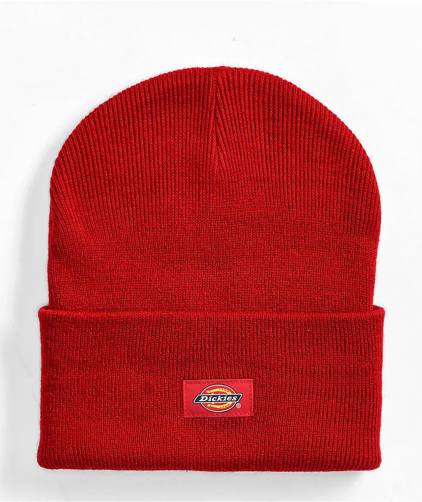 Red dickies beanie best sale
