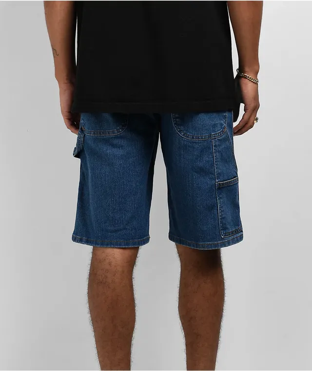 Dickies FLEX Active Waist Blue Denim Carpenter Shorts at Hamilton