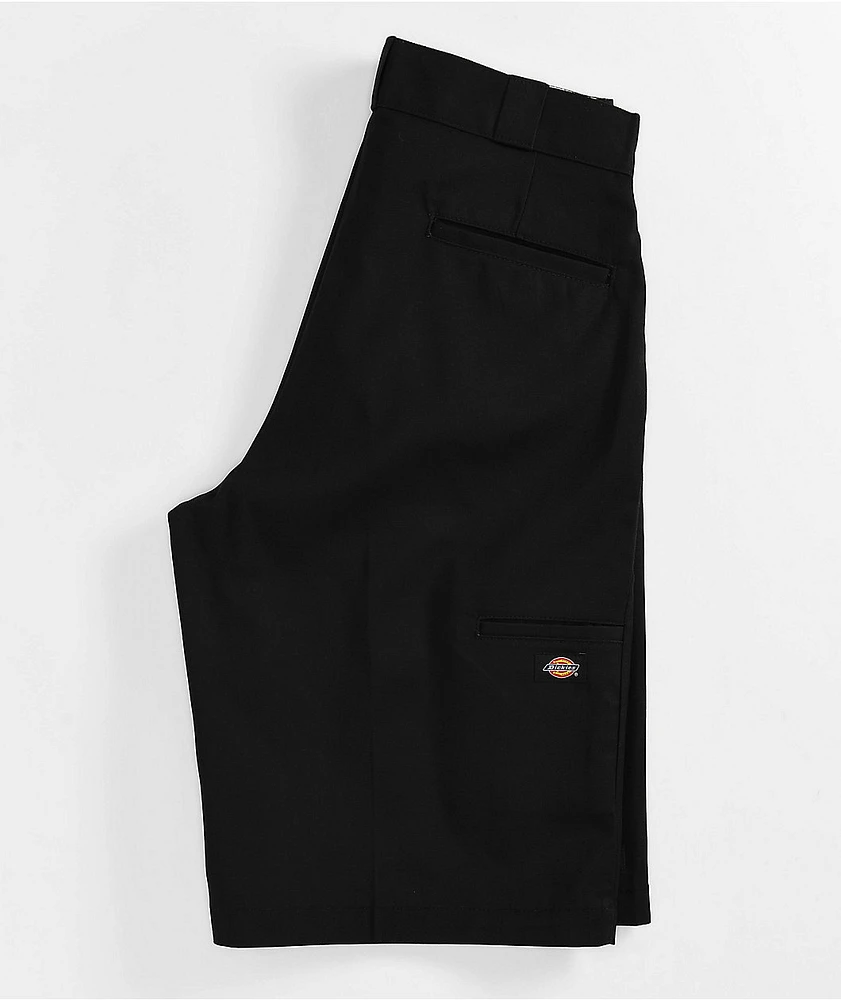 Dickies Flat Front Black Loose Fit Work Shorts | MainPlace Mall