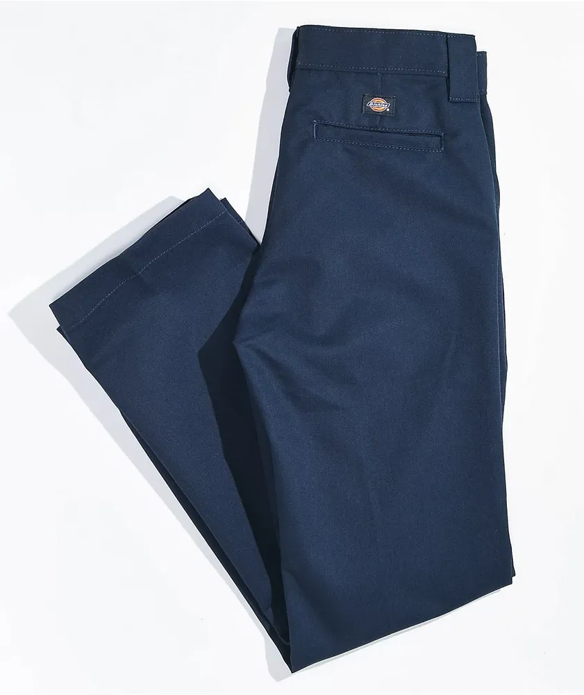 Navy blue 2025 skinny dickies