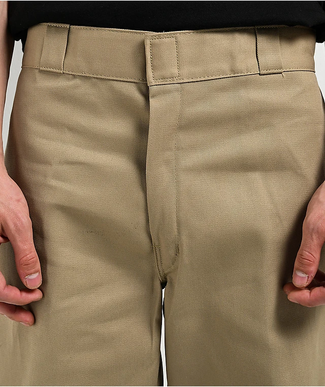 Dickies Loose Fit Khaki Double Knee Work Pants | Arden Fair