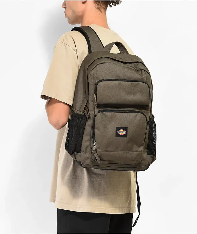Dickies Poly Canvas Olive Green Backpack Hamilton Place