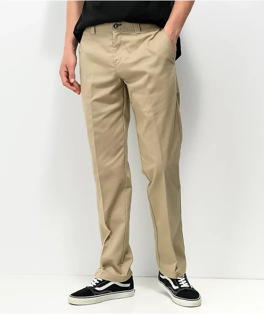 Dickies Skate Slim Straight Khaki Chino Pants | CoolSprings Galleria