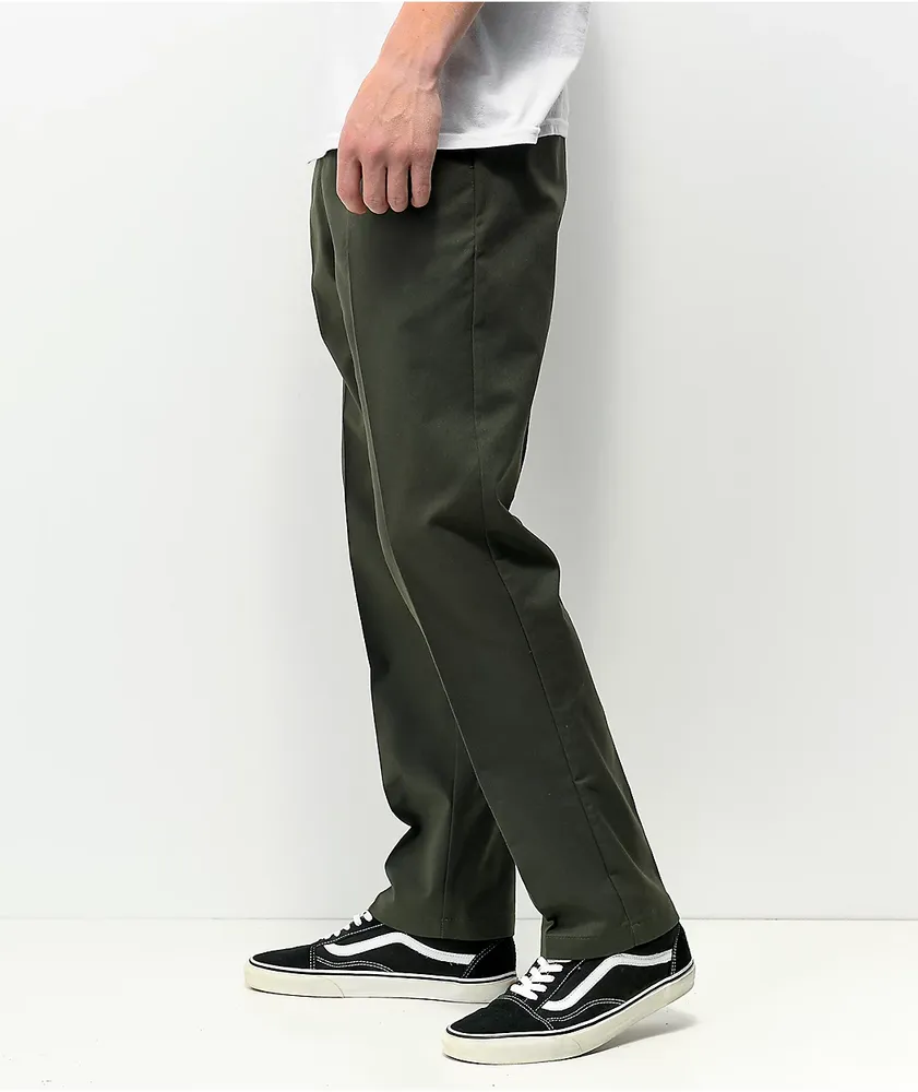 Dickies Skate Slim Straight Olive Chino Pants Coquitlam Centre