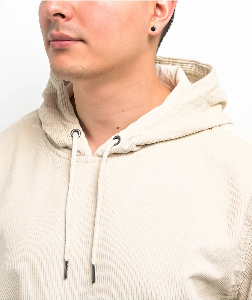 Dickies Skateboarding Tom Knox Corduroy Cream Hoodie | Liberty Center