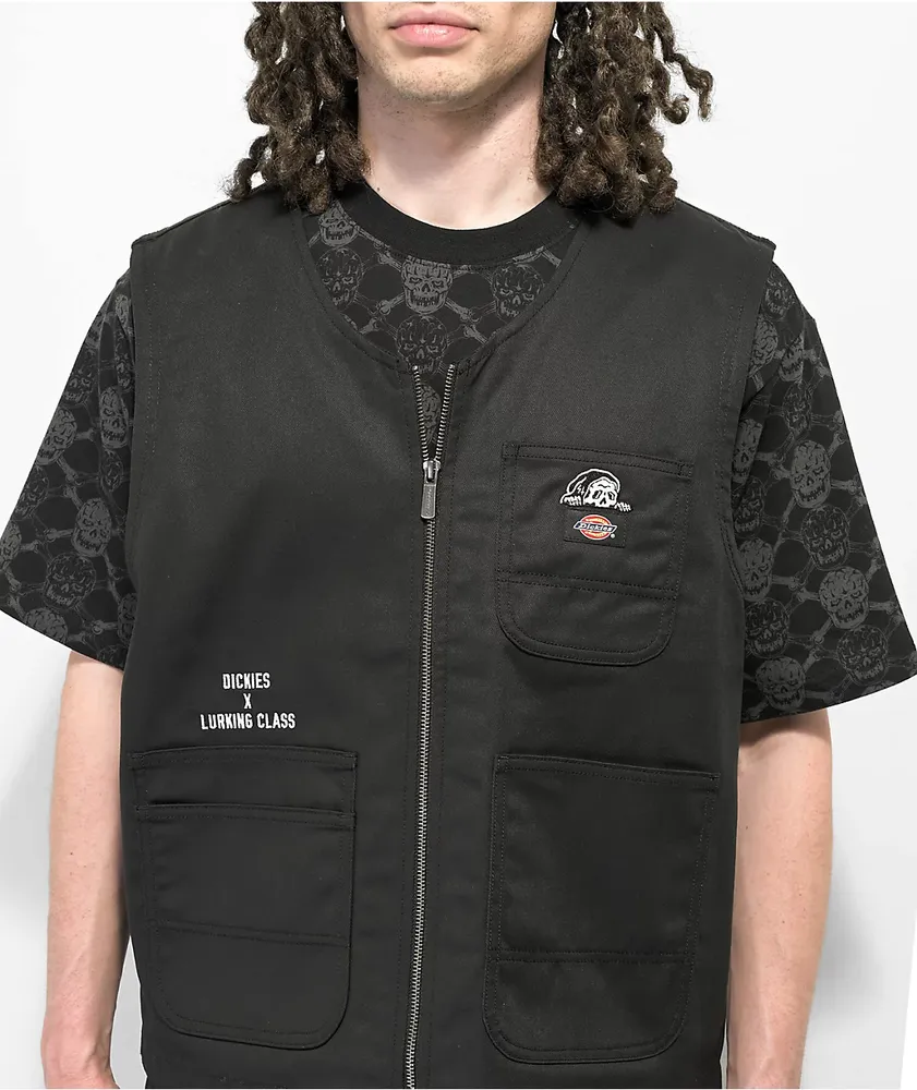 Dickies x Lurking Class by Sketchy Tank Black Vest | Liberty
