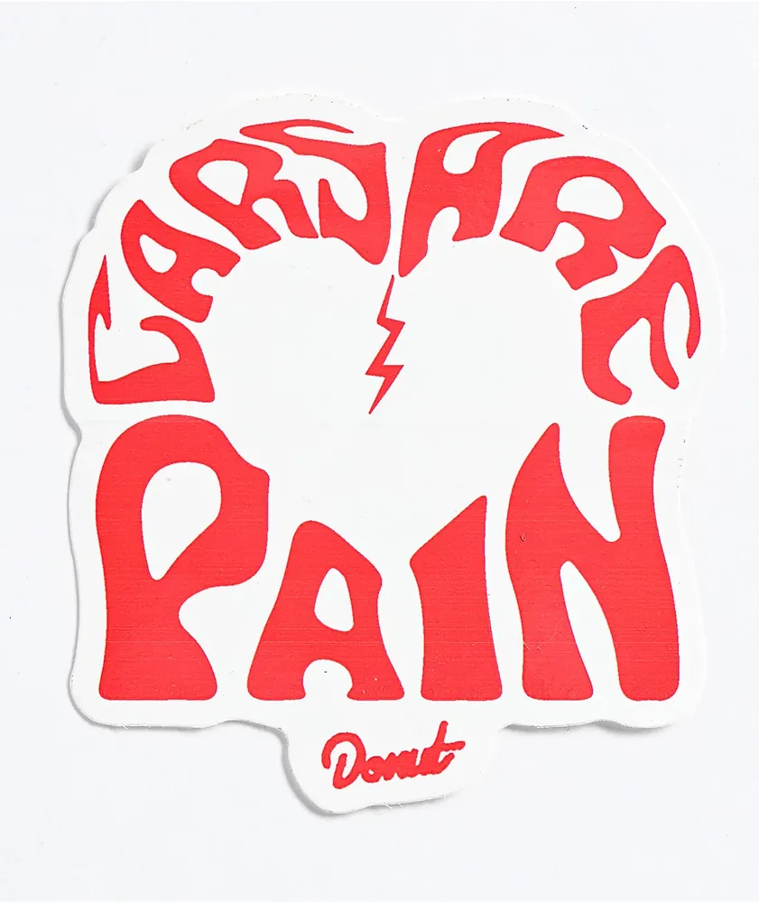 Donut Cars Are Pain Broken Heart Sticker Niagara Pen Centre