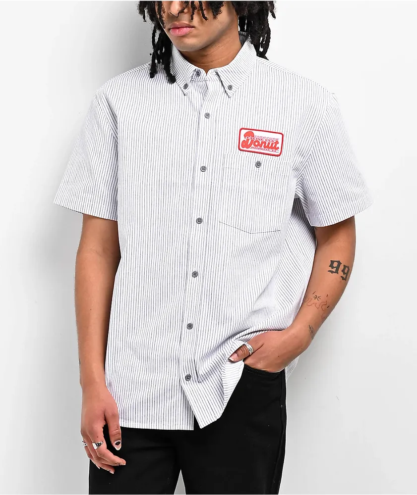 Donut White Stripe Work Shirt at Hamilton Place in Chattanooga, TN
